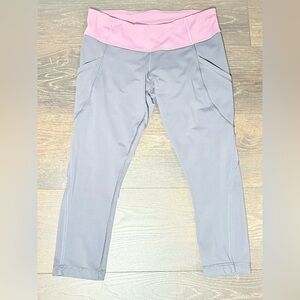 lululemon athletica Purple and Gray Cropped Pants Size 10